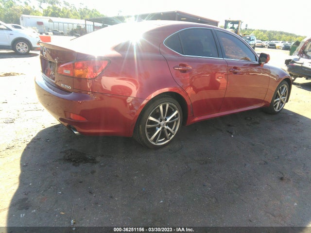 2008 LEXUS IS 250 VIN: JTHBK262985066972
