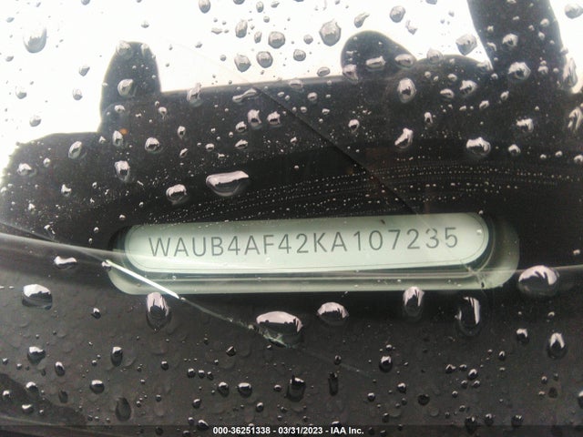 2019 Audi S4, VIN: WAUB4AF42KA107235