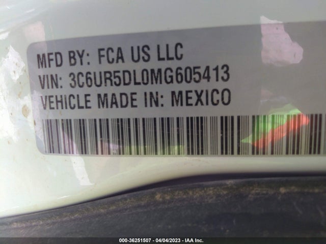 RAM 2500 Big Horn 2021 3C6UR5DL0MG605413 Image 9