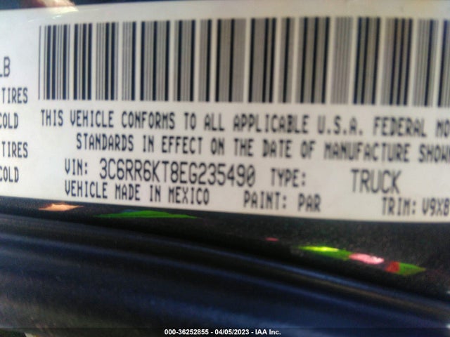 RAM 1500 Express 2014 3C6RR6KT8EG235490 Image 10