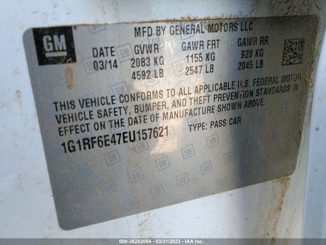 Chevrolet Volt 2014 1G1RF6E47EU157621 Image 11