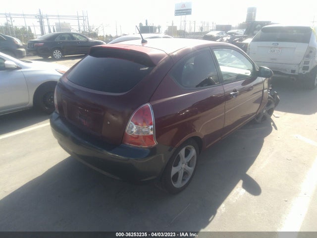 2007 HYUNDAI ACCENT SE VIN: KMHCN36C97U009585