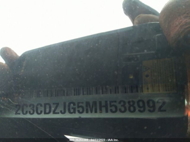 2C3CDZJG5MH538992 Dodge Challenger Gt