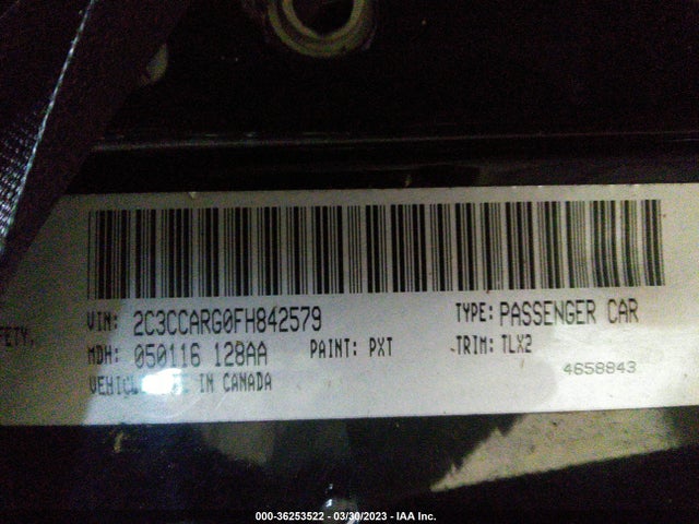 2C3CCARG0FH842579 Chrysler 300 Limited