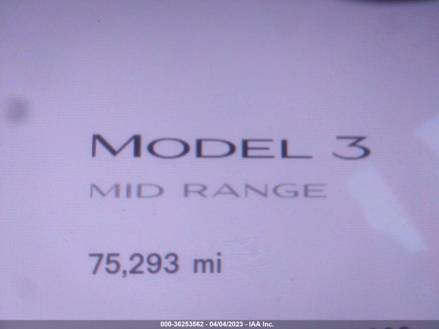 Tesla Model 3 Range Battery 2018 5YJ3E1EA7JF166203 Image 9