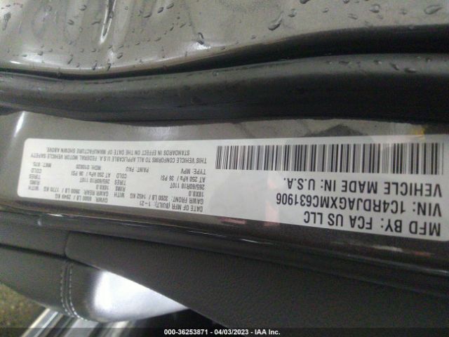 1C4RDJAGXMC631906 Dodge Durango Sxt