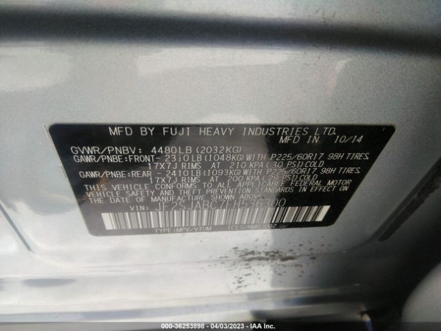 JF2SJABC7FH536300 Subaru Forester 2.5i