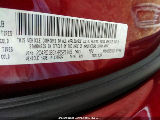 2C4RC1BG4HR521089 Chrysler Pacifica Touring-l