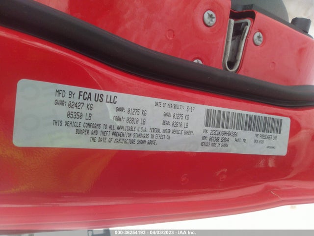 Dodge Charger Sxt 2017 2C3CDXJG0HH645264 Image 10