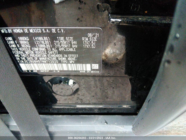 Honda HR-V EX 2022 3CZRU6H57NM712020 Image 11