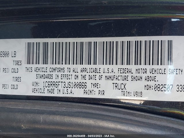 RAM 1500 Express 2018 1C6RR6FT3JS100866 Image 9