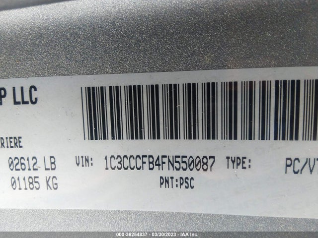 Chrysler 200 LX 2015 1C3CCCFB4FN550087 Image 9
