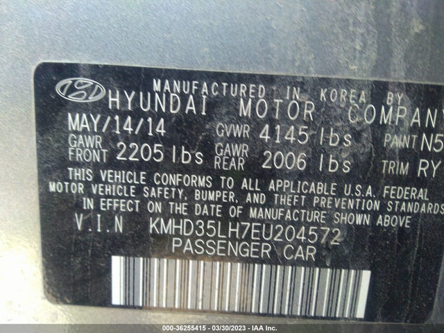 Hyundai ELANTRA GT 2014 KMHD35LH7EU204572 Image 11