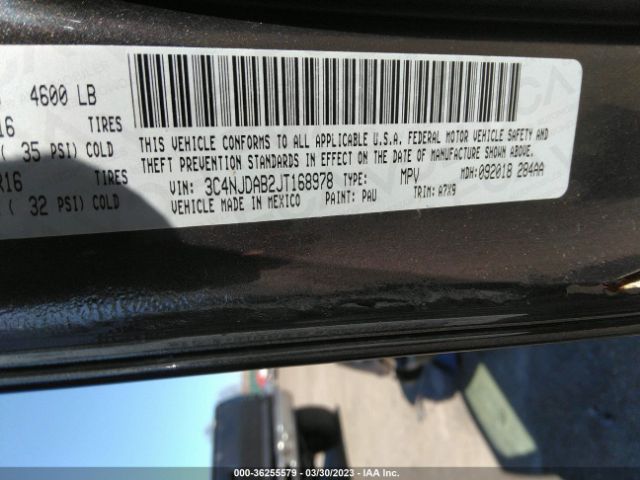 3C4NJDAB2JT168978 Jeep Compass Sport