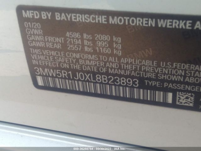 3MW5R1J0XL8B2389 BMW 330I