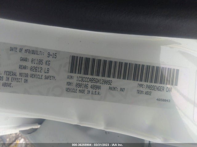 Chrysler 200 Limited 2016 1C3CCCAB5GN120092 Image 9