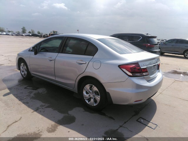 2013 HONDA CIVIC SDN LX VIN: 2HGFB2F59DH601459