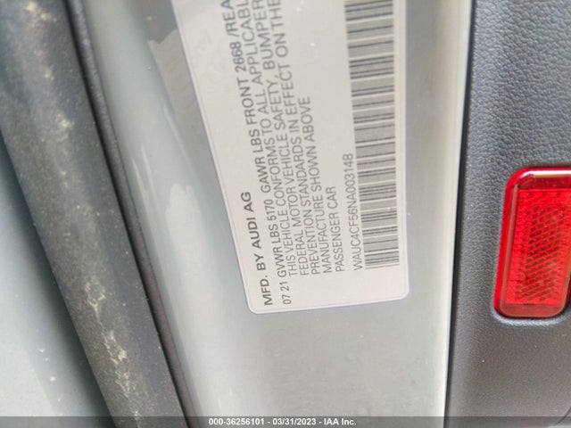 2022 Audi S5, VIN: WAUC4CF56NA003148