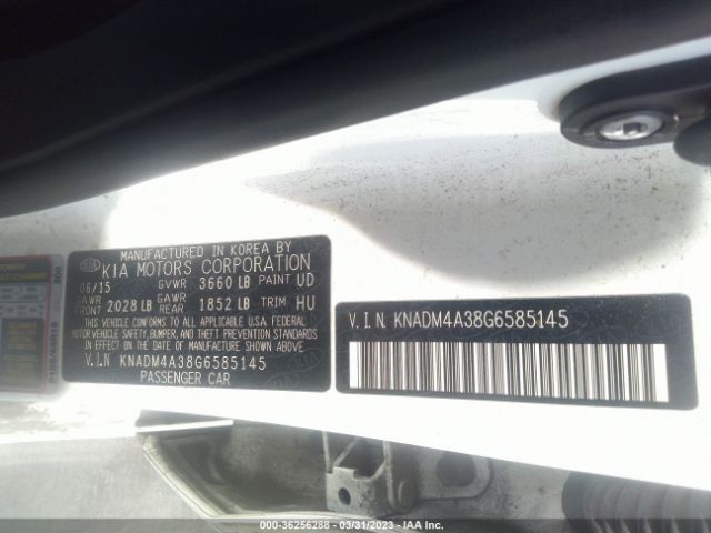 KNADM4A38G6585145 KIA RIO LX