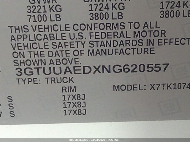 GMC Sierra 1500 Pro 2022 3GTUUAEDXNG620557 Image 9