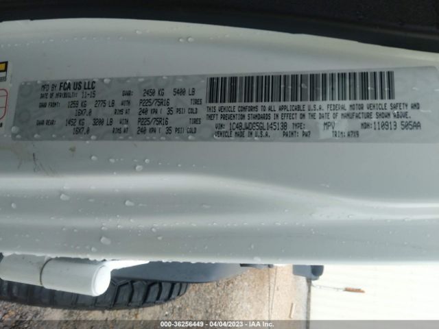 1C4BJWDG5GL145138 Jeep Wrangler Unlimited Sport