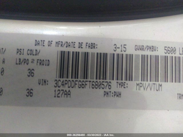 3C4PDDFG6FT680576 Dodge Journey R/t