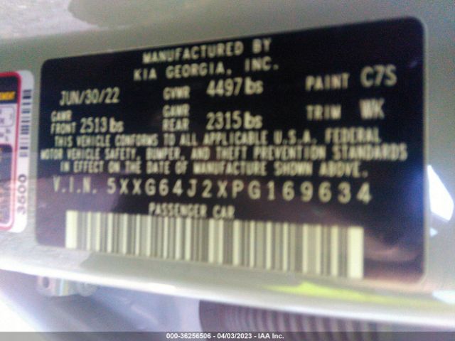 5XXG64J2XPG169634 KIA K5 Gt-line