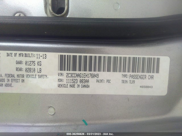 2C3CCAAG1EH176049 Chrysler 300