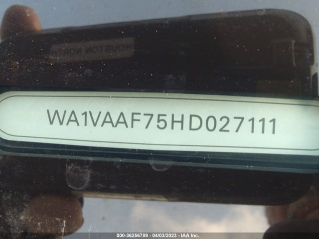 WA1VAAF75HD027111 Audi Q7 Prestige