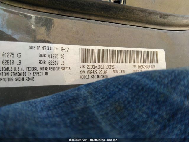 2C3CDXJG8JH136156 Dodge CHARGER GT
