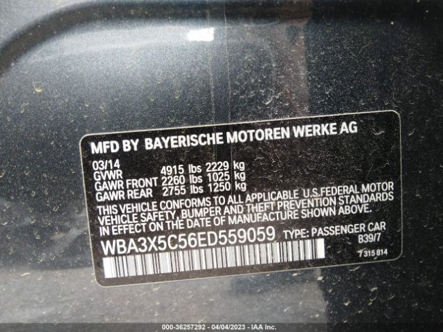 WBA3X5C56ED559059 BMW 3 Series Gran Turismo 328i Xdrive