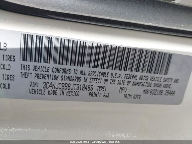 3C4NJCBB8JT318486 Jeep Compass Altitude