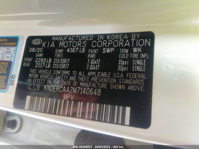 KNDERCAA2M7140648 KIA SELTOS EX
