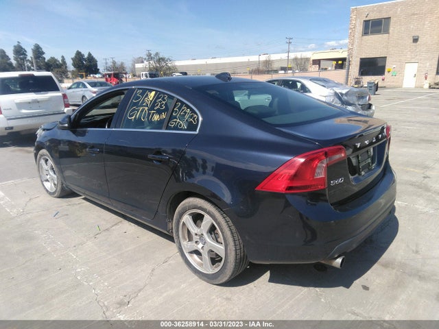 2013 VOLVO S60 T5 VIN: YV1612FS9D2229289