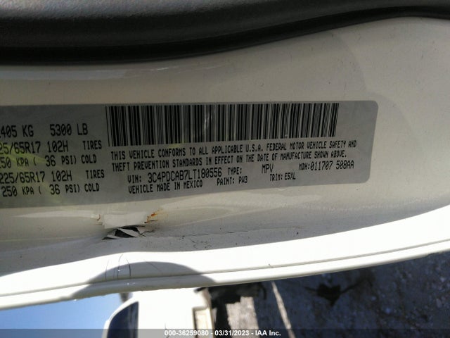 Dodge Journey Se Value 2020 3C4PDCAB7LT180556 Image 11
