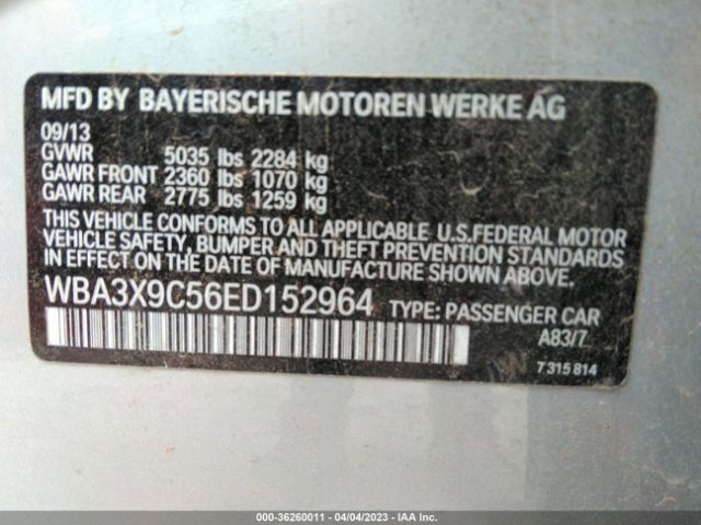 WBA3X9C56ED152964 BMW 3 Series Gran Turismo 335i Xdrive