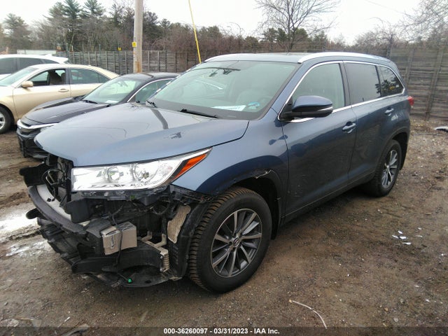 Toyota Highlander Xle 2019 5TDJZRFH8KS917991 Image 2