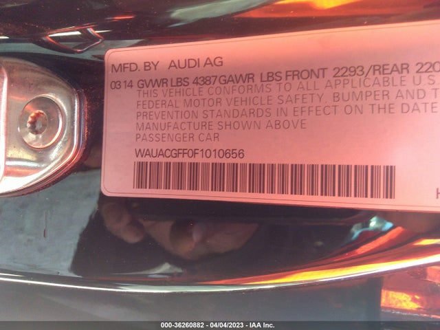 WAUACGFF0F1010656 Audi A3 1.8t Premium
