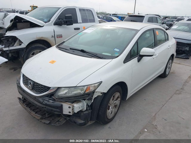 Honda Civic Sedan Lx 2014 2HGFB2F57EH515214 Image 2