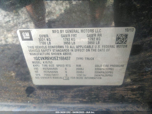 Chevrolet Silverado 1500 Lt 2014 1GCVKREH2EZ168437 Image 10