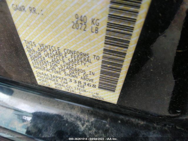 1N4AL3APXFN338368 Nissan Altima 2.5 S