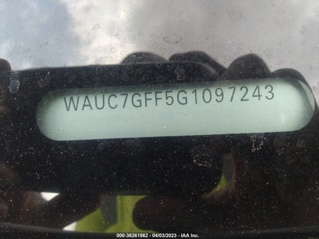 WAUC7GFF5G1097243 Audi A3 1.8t Premium Plus
