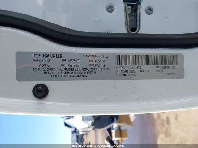 2C3CCAAG9JH340805 Chrysler 300 Touring