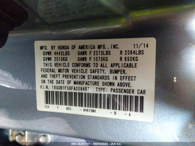 Acura TLX TECH 2015 19UUB1F56FA008497 Image 9