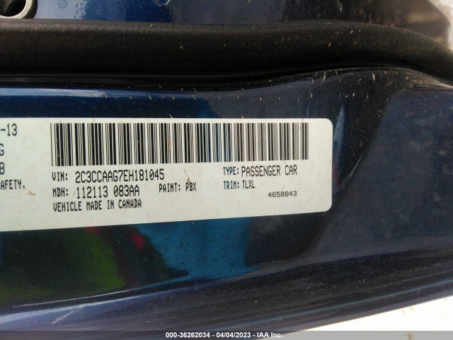 2C3CCAAG7EH181045 Chrysler 300