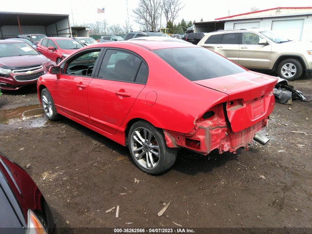 2008 HONDA CIVIC SDN SI VIN: 2HGFA55548H703621