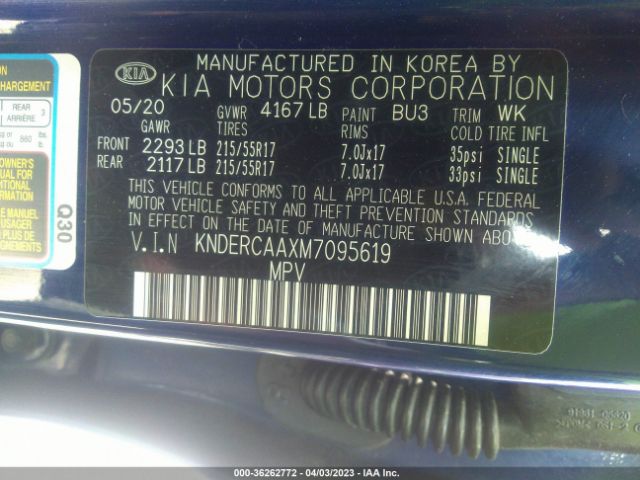 KNDERCAAXM7095619 KIA SELTOS EX