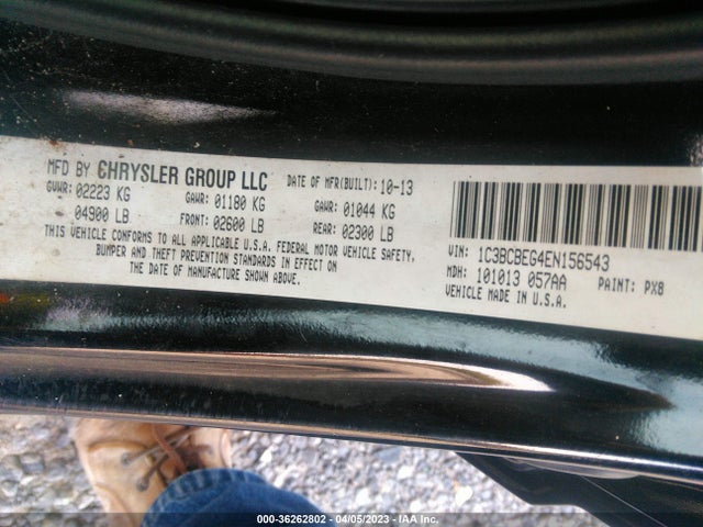 1C3BCBEG4EN156543 Chrysler 200 Touring