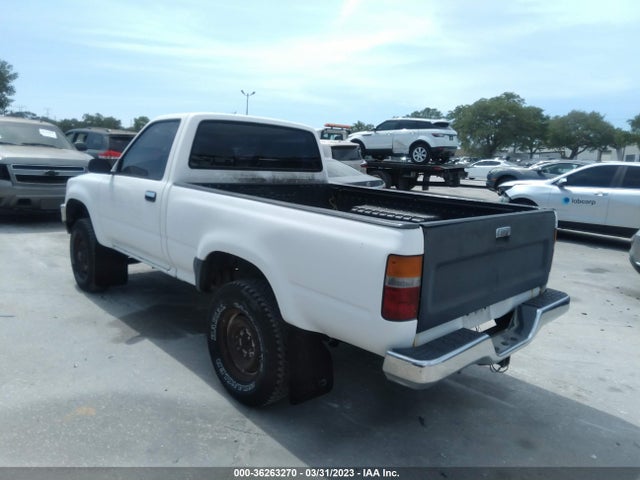 1989 TOYOTA PICKUP 1/2 TON SHT WHEELBASE DLX VIN: JT4RN01P2K0003599