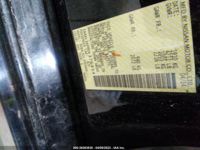 1N4AL3AP8EN376454 Nissan ALTIMA 2.5
